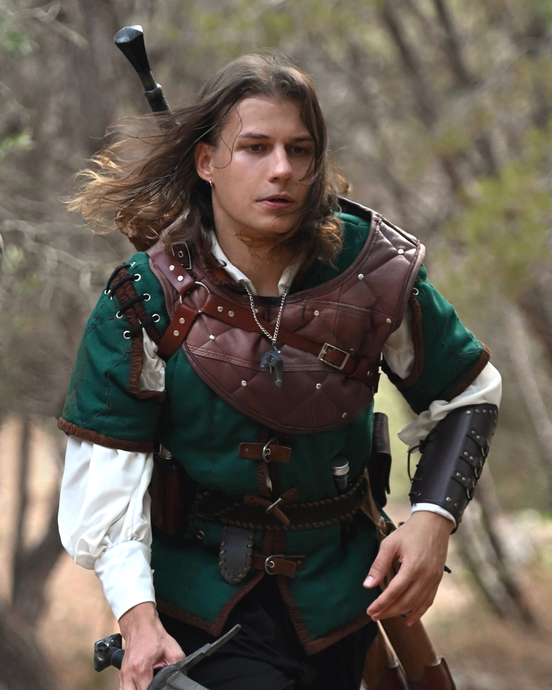Gambeson, worn