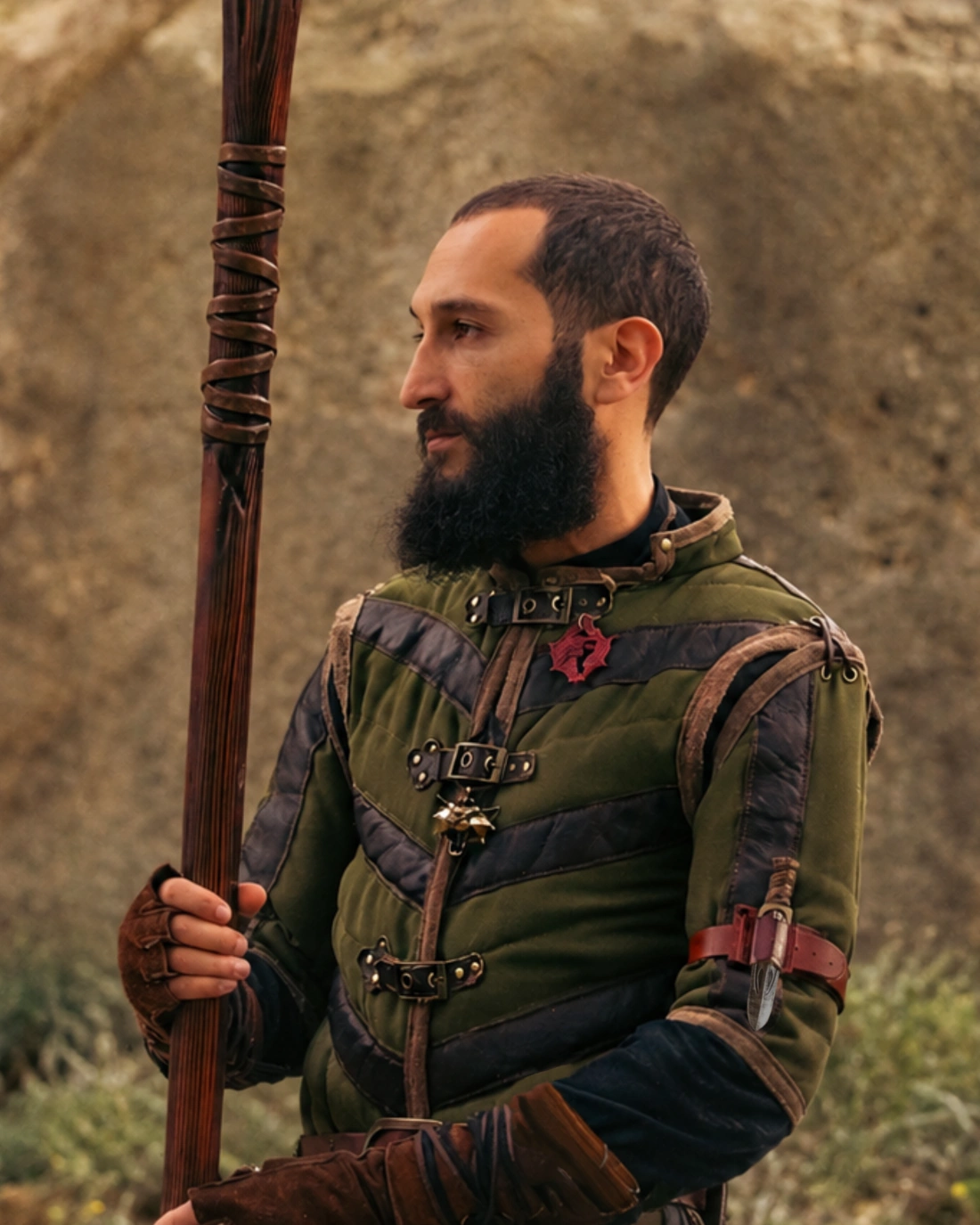 Gambeson, worn
